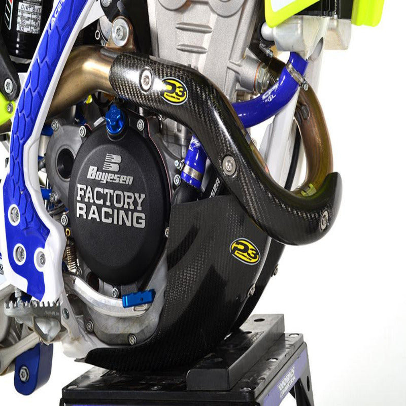P3 Carbon Enduro Skid Plate GasGas EC 250 & 350F 2021-2023 | Husqvarna FE 250 2017-2023 | FE 350 2017-2023 | KTM 250 EXC-F 2017-2023 | 350 EXC-F 2017-2023 - Image 2