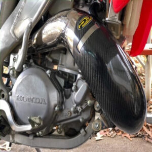 P3 Carbon Pipe Guard Honda CR500AF FMF Gnarly & Fatty | 1989-2014