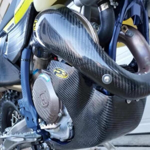 P3 Carbon Skid Plate KTM SX-F/XC-F/EXC-F/WX-F | HUSQ FC/FX/FE 250/350 | GasGas 250/350F | 2023 - 2024 (See Fitment Chart) NO Integrated Linkage Guard (See Product 301094 for Linkage Guard)