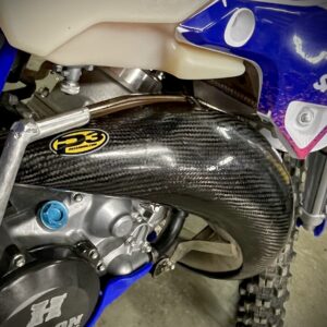 P3 Carbon FMF Pipe Guard Yamaha YZ125 2022 - 2027 | YZ125X 2023 - 2027