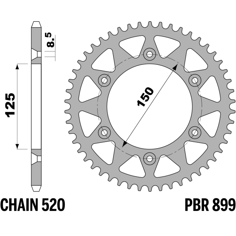 PBR Sprocket and Chain Kit KTM / Husqvarna - Image 2