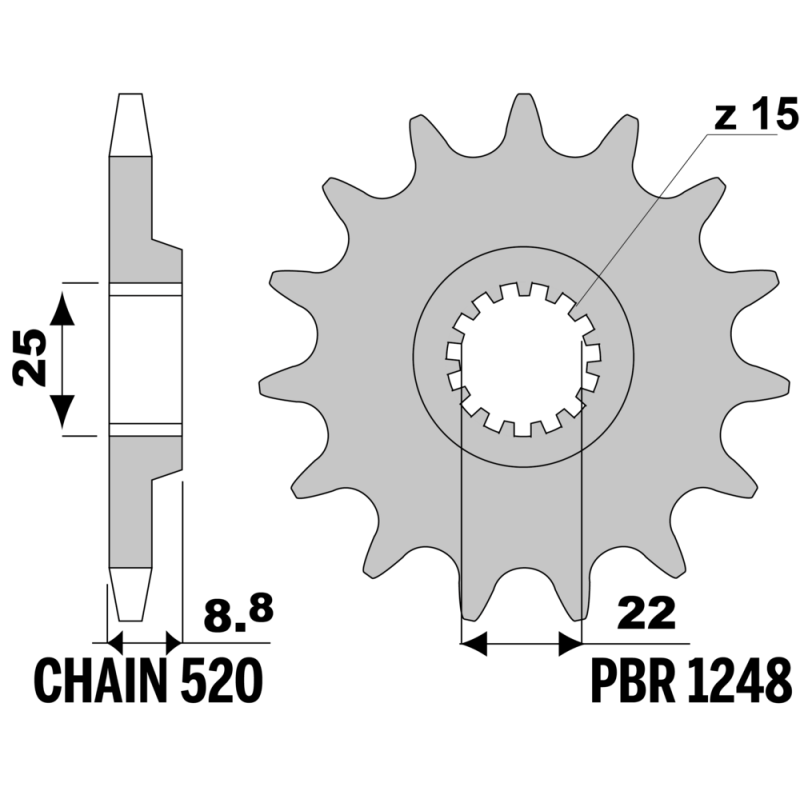 PBR Sprocket and Chain Kit KTM / Husqvarna - Image 3