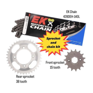 Big Boy Velocity 150/200 Standard Chain and Sprocket Kits