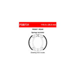 Yamaha TW200 Brake Shoes