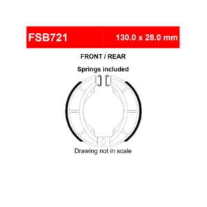 Suzuki 200 4T Brake Shoes