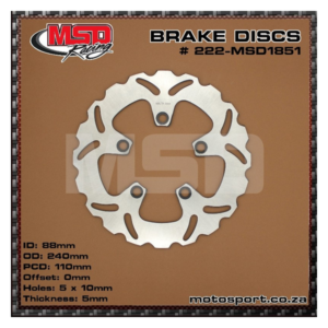 Suzuki Bandit 1200 Non-ABS Brake Discs
