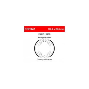 Yamaha TT-R230 Brake Shoes