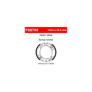 Honda 600 4T Brake Shoes