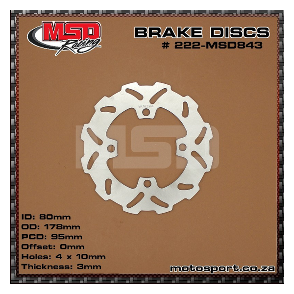 Kawasaki 65 2T Brake Discs