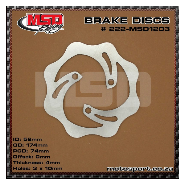 Honda TRX300X Brake Discs